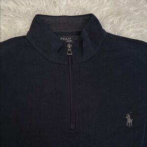 Ralph Lauren Luxury Jersey Quarter-Zip Pullover